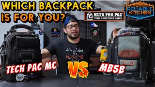 VETO Backpack Face Off / MB5B vs Tech Pac MC