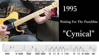 (TAB) EXTREME - #22 "Cynical" - Nuno Bettencourt - Guitar Riff - Fender Telecaster - bulues cube