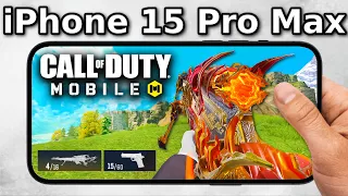 iPhone 15 Pro Max GAMEPLAY (COD Mobile)