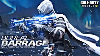 BOREAL BARRAGE DRAW | BK57- FLASH FREEZE | POLAR GRINCH | TRYING 3 SPINS CALL OF DUTY MOBILE !