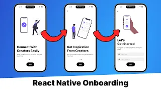 React Native App Intro Animation with Reanimated | React Native Onboarding | Walkthrough Pages
