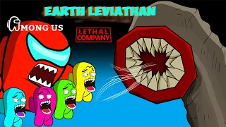 어몽어스 vs Earth Leviathan ( Lethal Company ) - Crew Among Us Funny Animation Cartoon