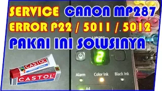 Cara Mengatasi Printer Canon MP287 Error P22