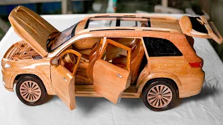 How to Make Mercedes-Benz Maybach (2022) Out of Wood | ASMR Woodworking