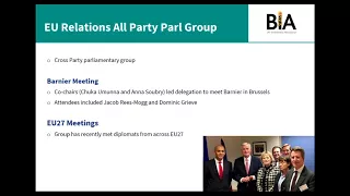 BIA Brexit Briefing Webinar - January