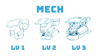 3 Levels of Drawing Mechs