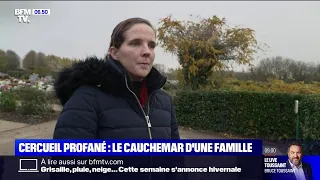 Un couple découvre les restes du cercueil de leur fille dans des gravats au cimetière