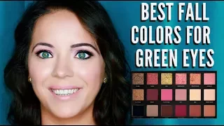 Best Fall Autumn Eyeshadows for Green Eyes | Pt. 1 of a 2 part series | mathias4makeup