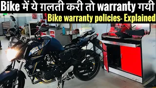 Warranty lapse in bikes - Mistakes you should prevent