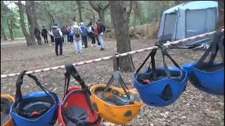 Песковатка Усманского района. Соревнования по туризму.