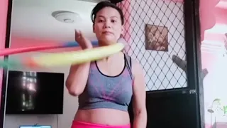 Blast belly fat with a Weighted Hula Hoop