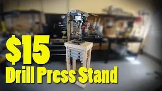 Drill Press Stand | Homemade DIY Stand for Benchtop Drill-Press