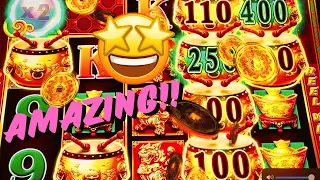 🤩NON-STOP WINS on NEW DANCING DRUM SLOT!! #slots #subscribe #casino #dancingdrums