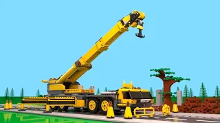 LEGO City Big Crane for Kids, Sven Building His Hut