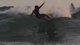 Ryan Burch Riding a 5'3" Squit Fish at Home