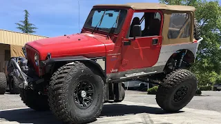 Stretched 97 TJ on 1 Tons and 40’s