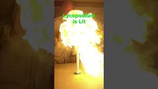Lycopodium is Lit: Super Fast Combustion Reactions