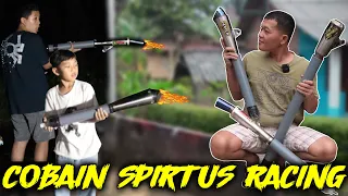 DITDIM MAIN SPIRTUS RACING!! PAKAI KNALPOT, GIMANA SUARANYA YA..