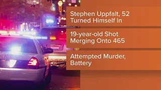 Man arrested in I-465 road rage shooting of 19-year-old