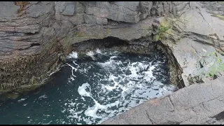 Thunder Hole Geology in Acadia National Park