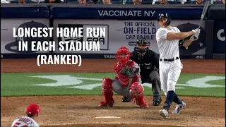 Longest Home Run In Each Stadium Ranked Shortest To Longest - MLB 2021