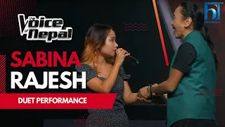 Sabina yonghang rajesh payal rai aaja voli timiley the voice of Nepal season 4