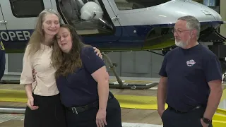 She survived a bear attack and is thanking the first responders who saved her