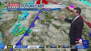 Warm Today but Cold Front is on the Way