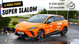 Super Slalom cu MG4 XPOWER. Am învățat să furăm curent din mașina electrică.