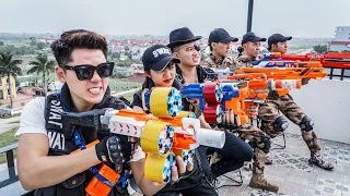 LTT Game Nerf War : Warriors SEAL X Nerf Guns Fight Crime group Inhuman Perfect Squad