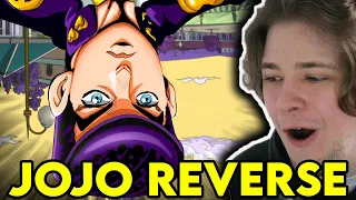 NON Anime Fan Reacts to 1 MEME from Jojo's Bizarre Adventure BUT IT'S IN REVERSE