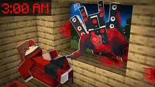 TITAN SPEAKERMAN M'ESPIONNE PENDANT QUE JE DORS SUR MINECRAFT !