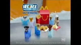 Ice Age Continental Drift Happy Meal Toys Commercial