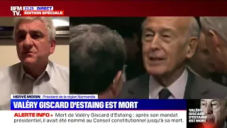 Hervé Morin, BFMTV, décès de Valéry Giscard d'Estaing, 2 décembre 2020