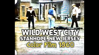 Vintage New Jersey Wild West City Color Film 1960 Stanhope