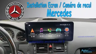 Comment installer un écran Android Mercedes + caméra de recul