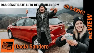 Dacia Sandero (2022) DAS günstigste Auto Deutschlands! 🧡 Review | Test | Preis | Comfort | TCe 90