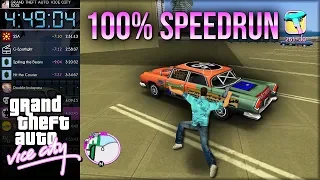 GTA Vice City 100% Speedrun in 4:49:04 [PB]