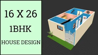 16 X 26 House Design ll 16 X 26 House Plan ll 50 Gaj Ka Ghar Ka Naksha ll Small House Design
