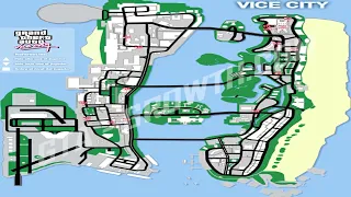 EVOLUCION de TODOS los MAPAS de la saga GTA 😲 1997 a 2013 😲 DVL93