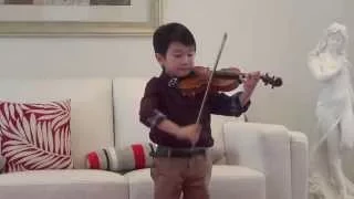 Vivaldi Violin Concerto in A Minor - Christian Li (Aged 5)