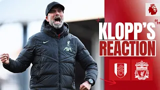 Returning Players, 'Best' Performance & Free-Kick Credit | Klopp's Reaction | Fulham 1-3 Liverpool