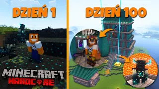 Przeżyłem 100 DNI na świecie DEEP DARK w Minecraft HARDCORE!