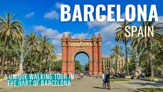 Barcelona, Spain Walking Tour 🇪🇸 4K - 60fps Walking Tour with captions | Barcelona City Walk [70min]