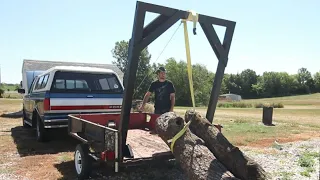 I Built a Logging Trailer For Only $100!!