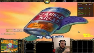 Банда играет в кастомки Warcraft: Canned Bread (21.06.19)