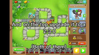 How to get fast xp for boomerang monkey in btd6 46k xp no MK (Monkey meadow deflation) |BuccBoyBtd|