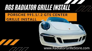 RGS Porsche 911 991.1 and 991.2 GTS Center Radiator Grille Install