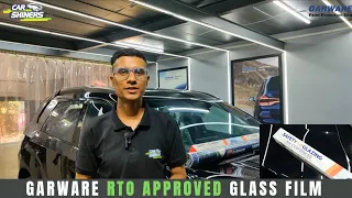 GARWARE RTO APPROVED  💯 GLASS FILM ON BRAND NEW TATA SAFARI | GARWARE GLASS FILM | Tinting on safari