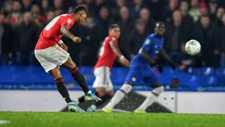 Rashford Free Kick Goal vs Chelsea | Carabao Cup 2019/20